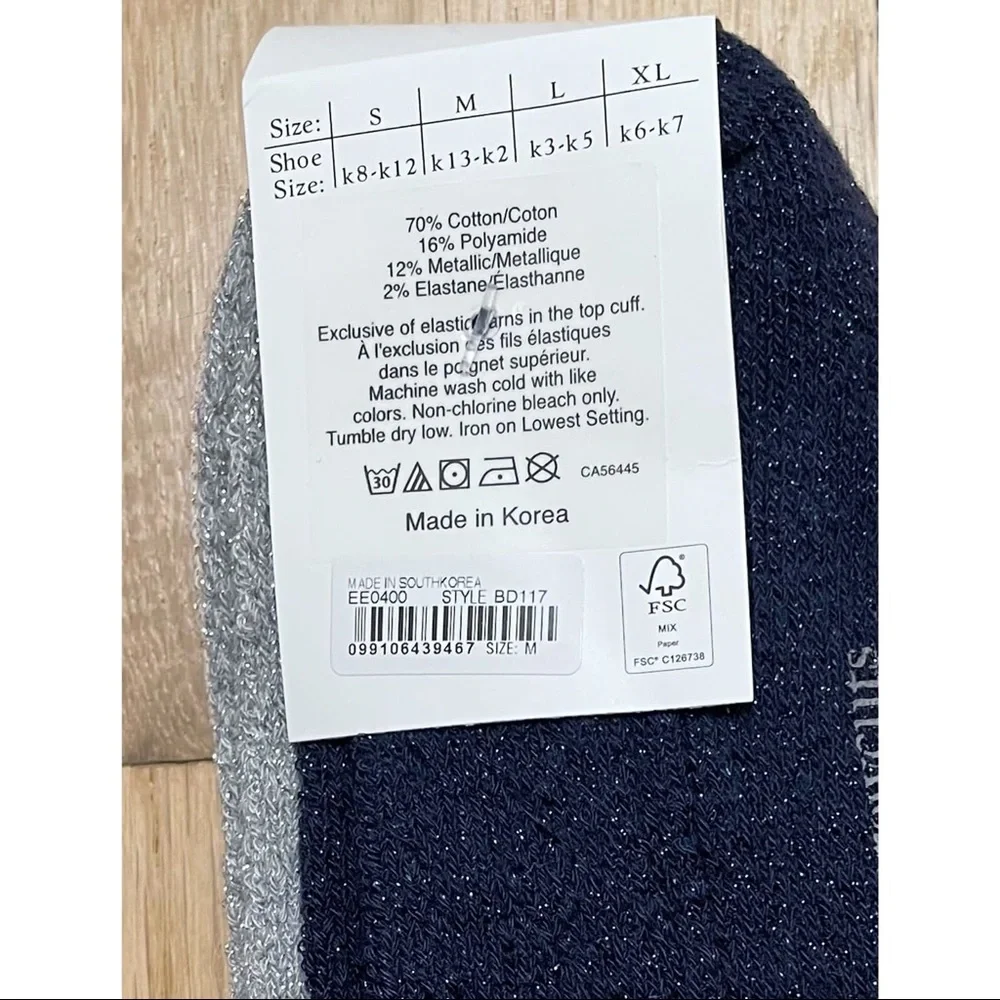 J. Crew Crewcuts Girl’s Pointelle Ankle Glitter Shimmer Socks Three-pack